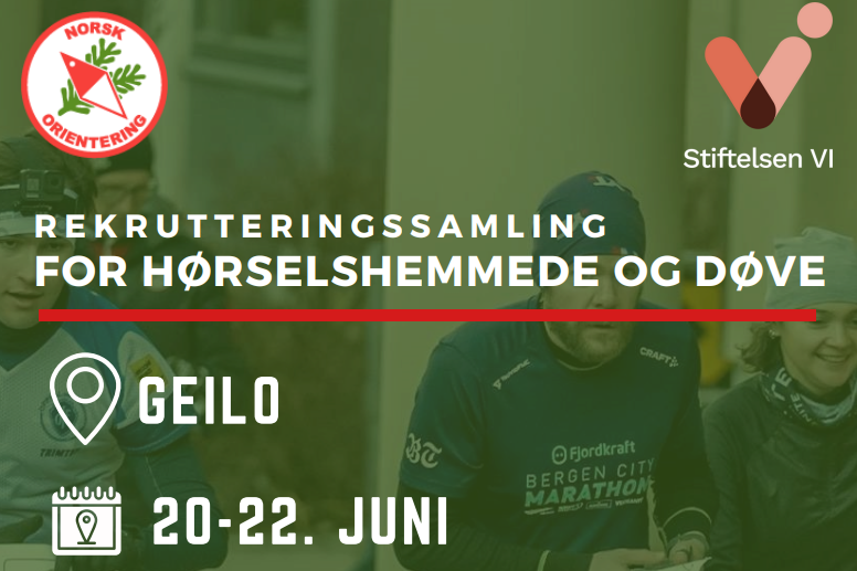 Rekrutteringssamling i orientering for hørselshemmede og døve